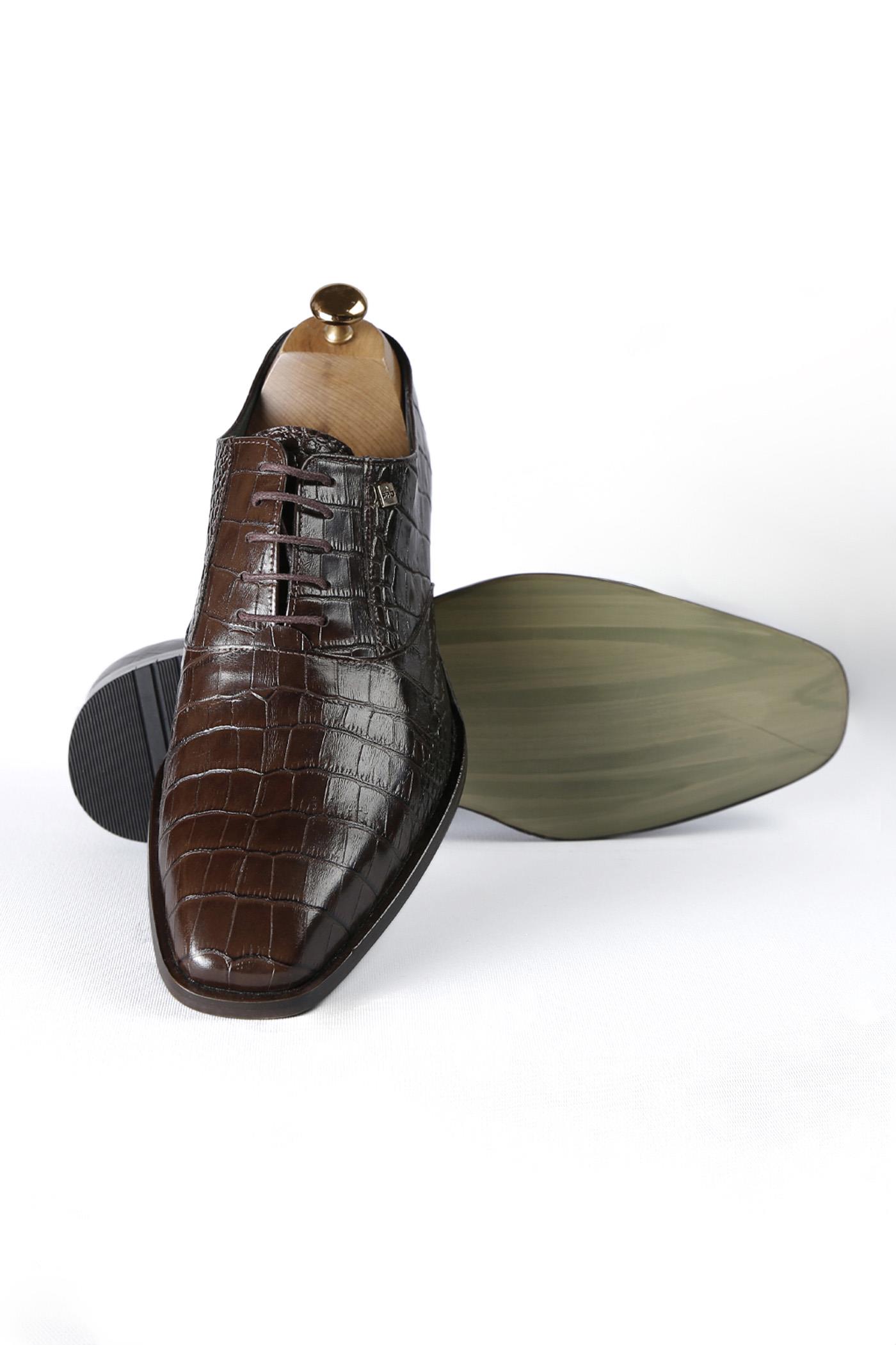 کفش چرمی کروکو 980004 PRO